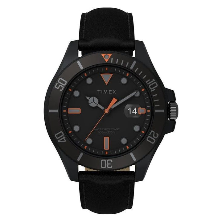 TIMEX Trend Men Black Round Dial Analog Watch - TW2V42300UJ