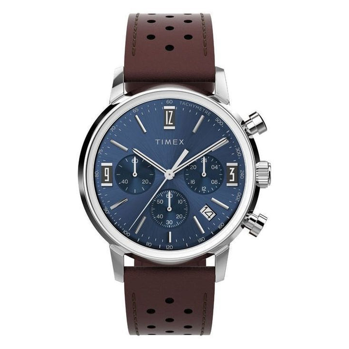 TIMEX Marlin Men Blue Round Dial Analog Watch - TW2W10200UJ
