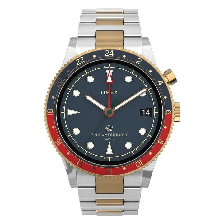 TIMEX Waterbury Men Blue Round Dial Analog Watch - TW2U90600UJ