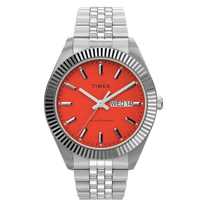 TIMEX Trend Men Orange Round Dial Analog Watch - TW2V17900UJ