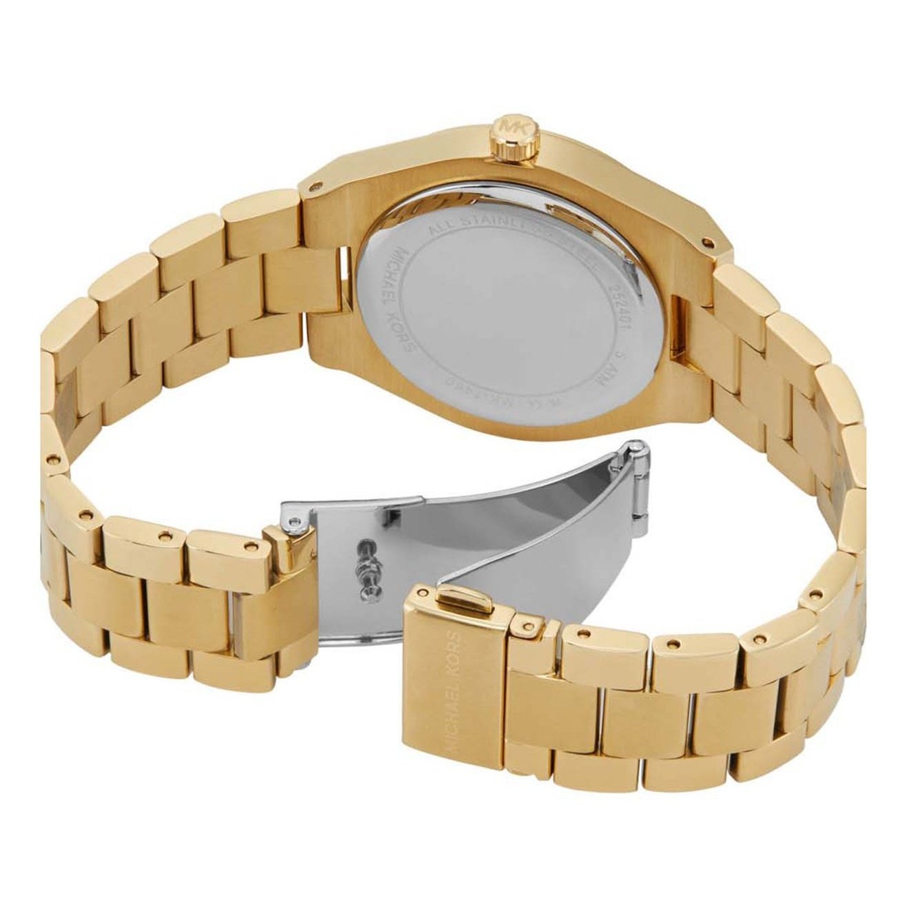 MICHAEL KORS 腕時計 MK7460 Michael Kors Lennox Three-Hand Gold-Tone Stainless Steel Watch