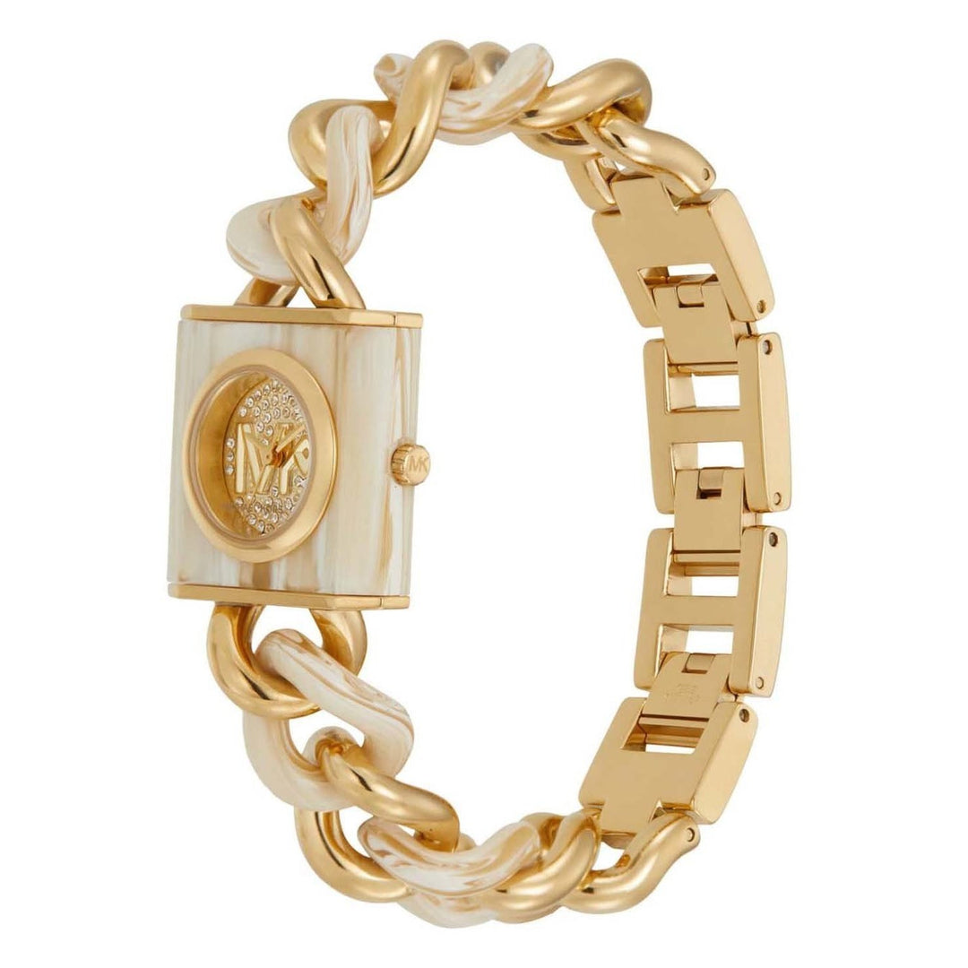 Michael Kors MK4809 Mk Chain Lock Analog Watch for Women