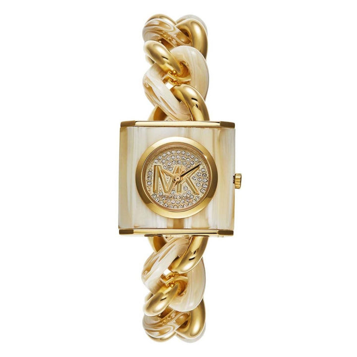 Michael Kors MK4809 Mk Chain Lock Analog Watch for Women