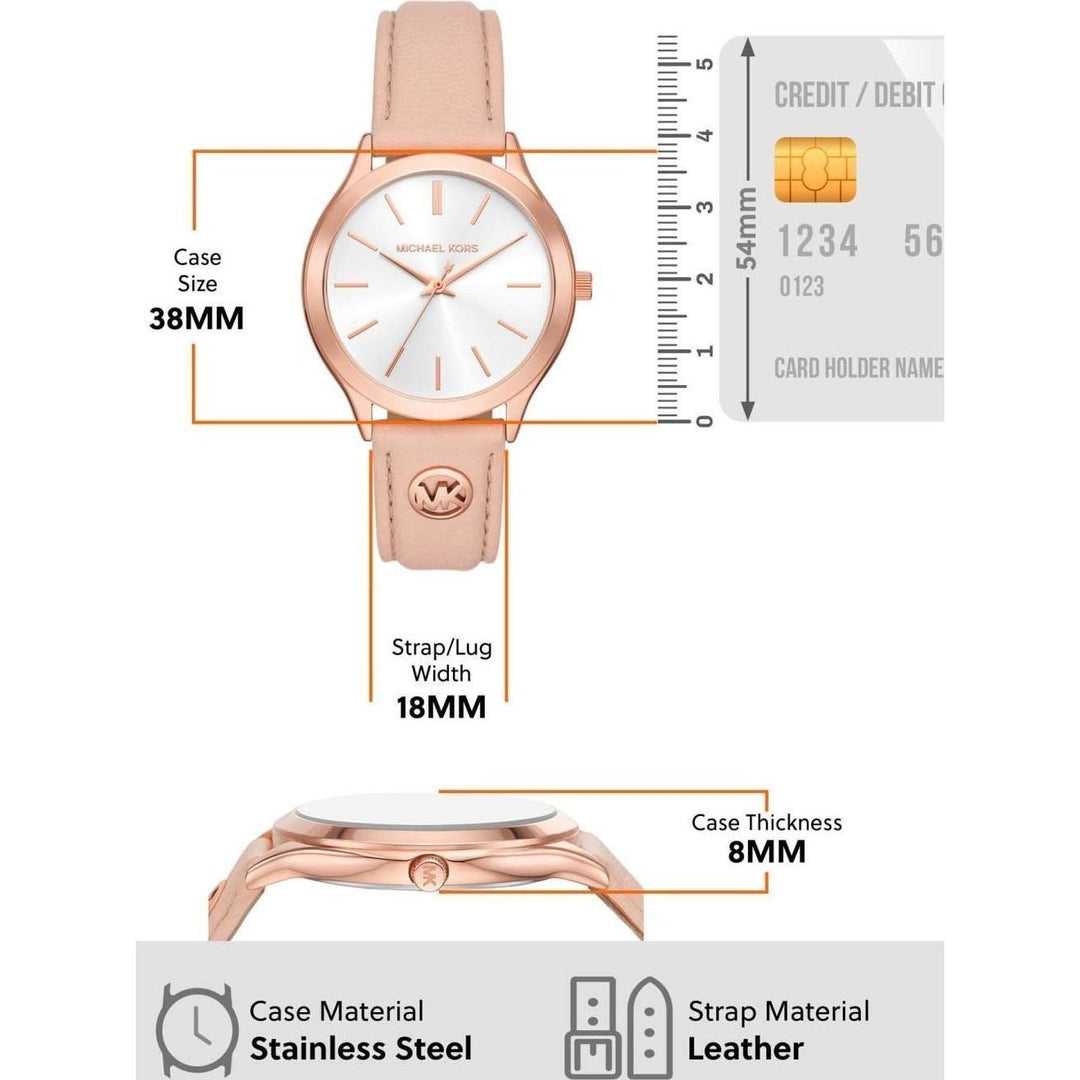 Michael Kors MK7467 Slim Runway Analog Watch for Women