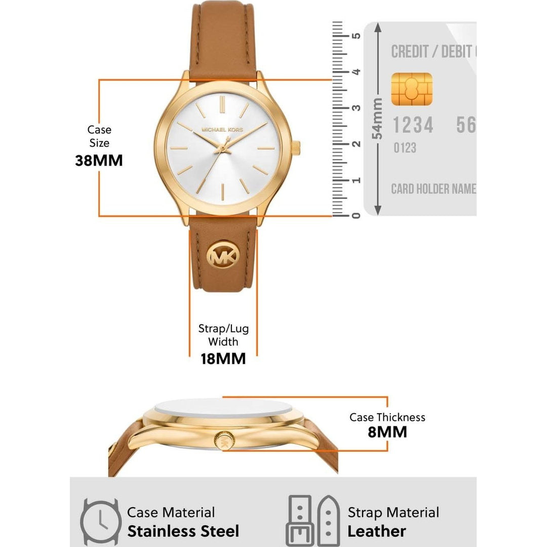 Michael Kors MK7465 Slim Runway Analog Watch for Women