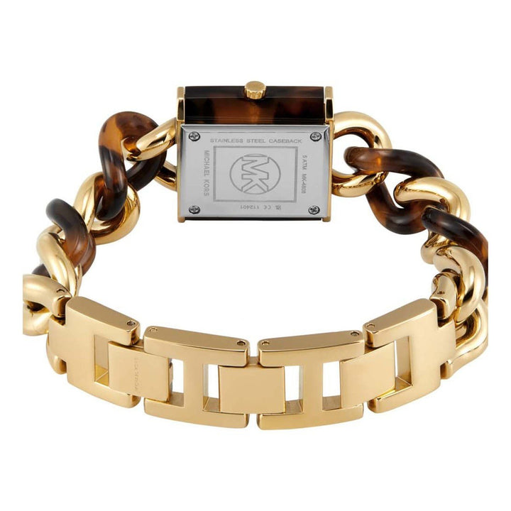 Michael Kors MK4808 Mk Chain Lock Analog Watch for Women