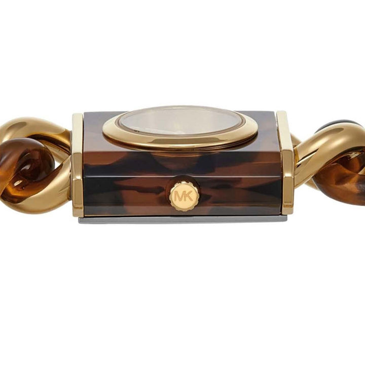 Michael Kors MK4808 Mk Chain Lock Analog Watch for Women