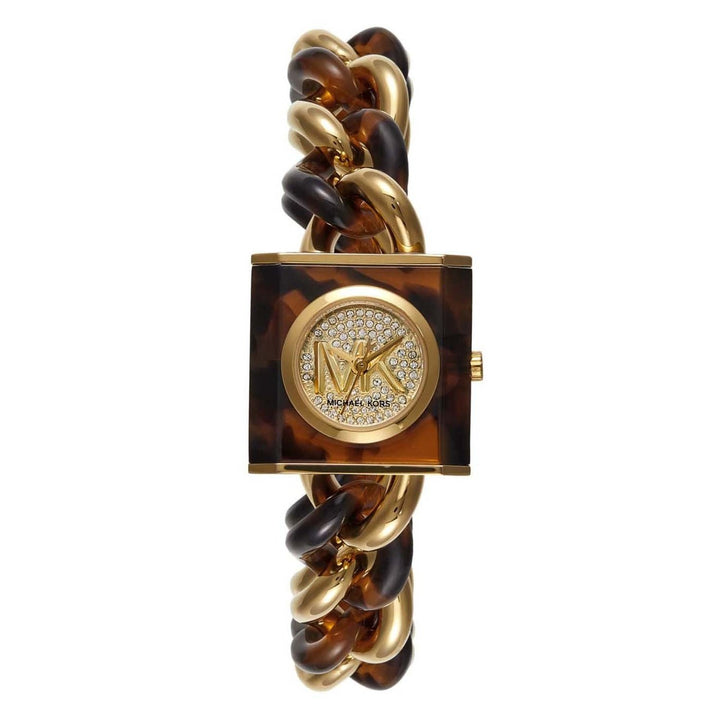 Michael Kors MK4808 Mk Chain Lock Analog Watch for Women