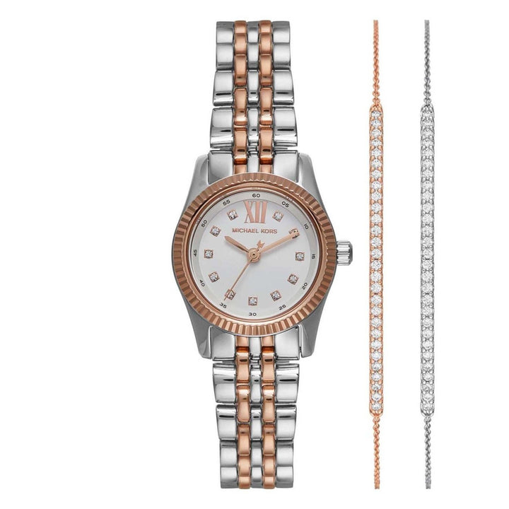 Michael Kors MK4817SET Lexington Analog Watch for Women with Bracelet