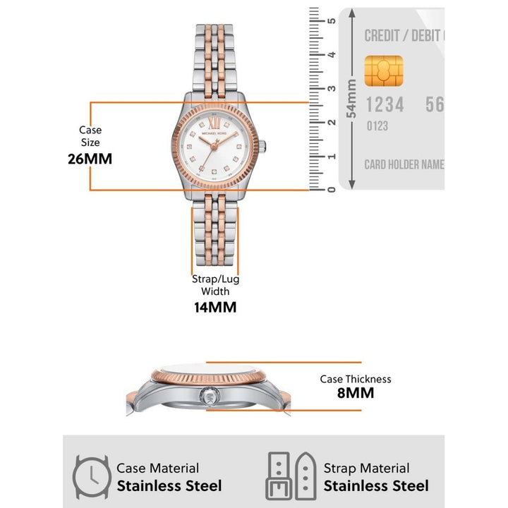 Michael Kors MK4817SET Lexington Analog Watch for Women with Bracelet