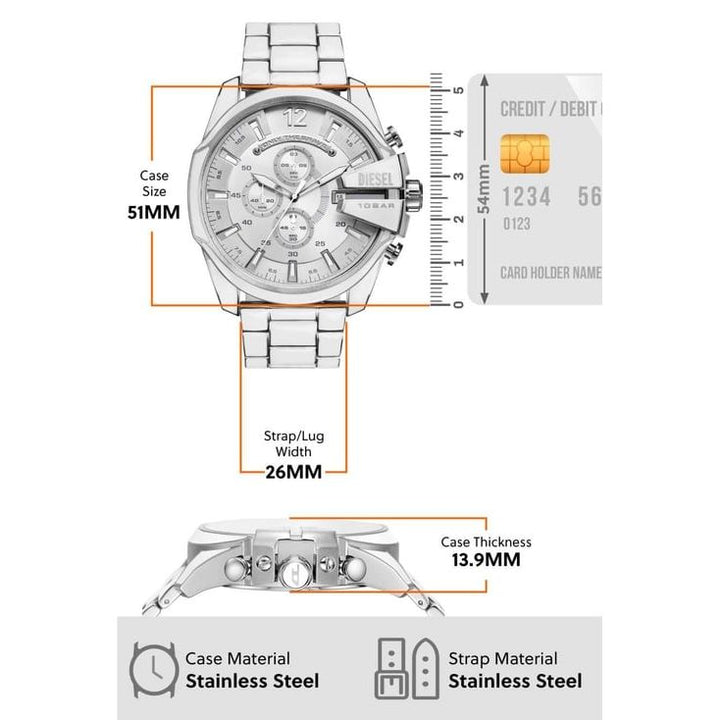 DZ4660 Mega Chief Chronograph Watch for Men