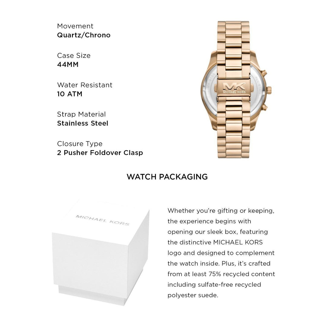 Michael Kors MK9155 Lexington Chronograph Watch for Men