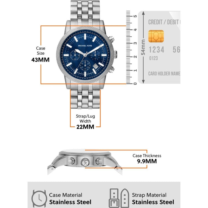 Michael Kors MK8952 Hutton Chronograph Watch for Men