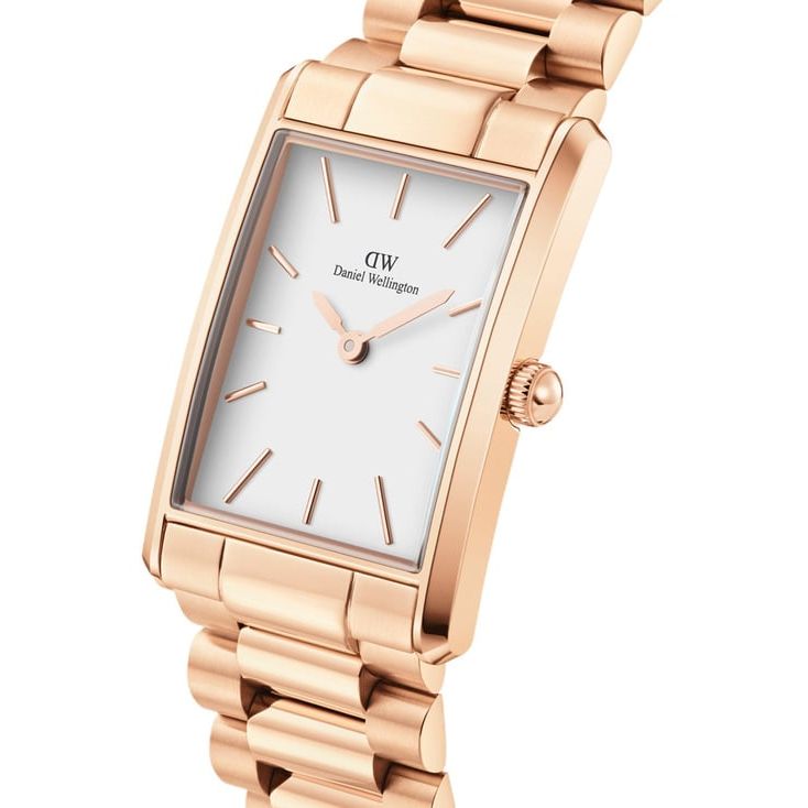 Bound Men White Rectangle Dial Analog Watch - DW00100702K