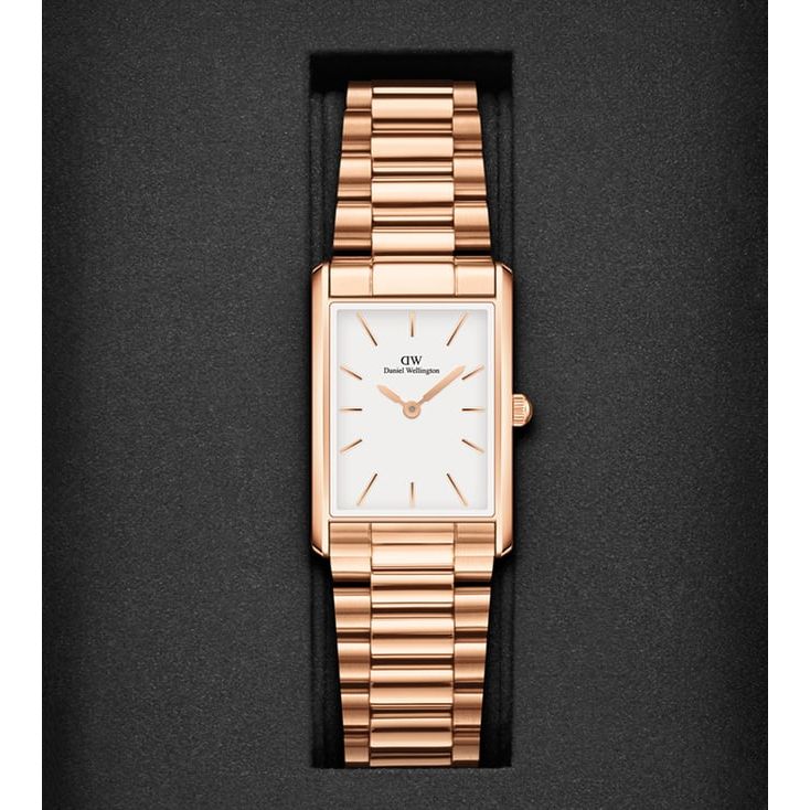 Bound Men White Rectangle Dial Analog Watch - DW00100702K