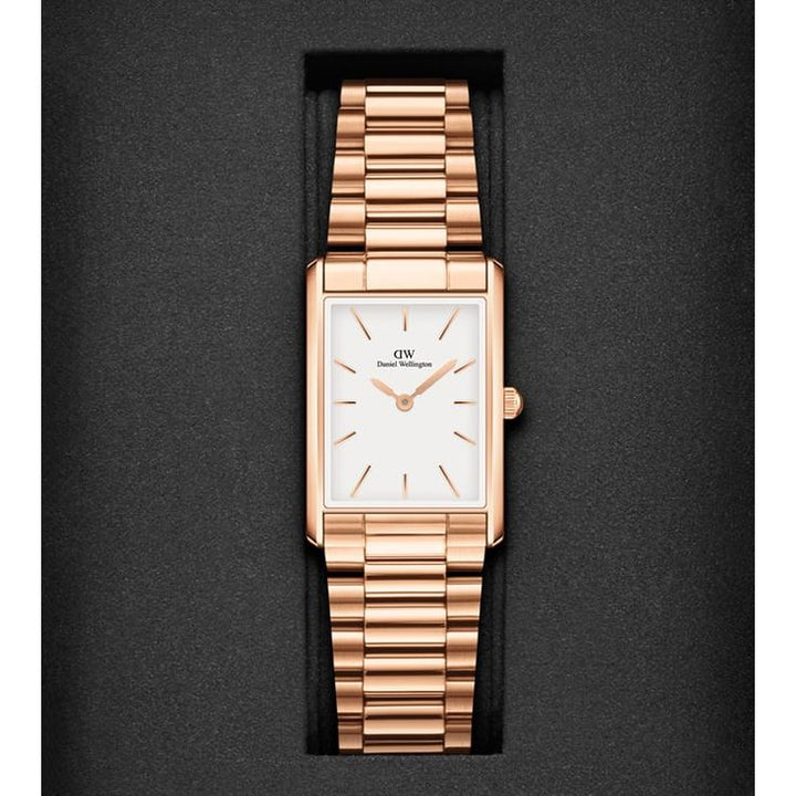 Bound Men White Rectangle Dial Analog Watch - DW00100702K