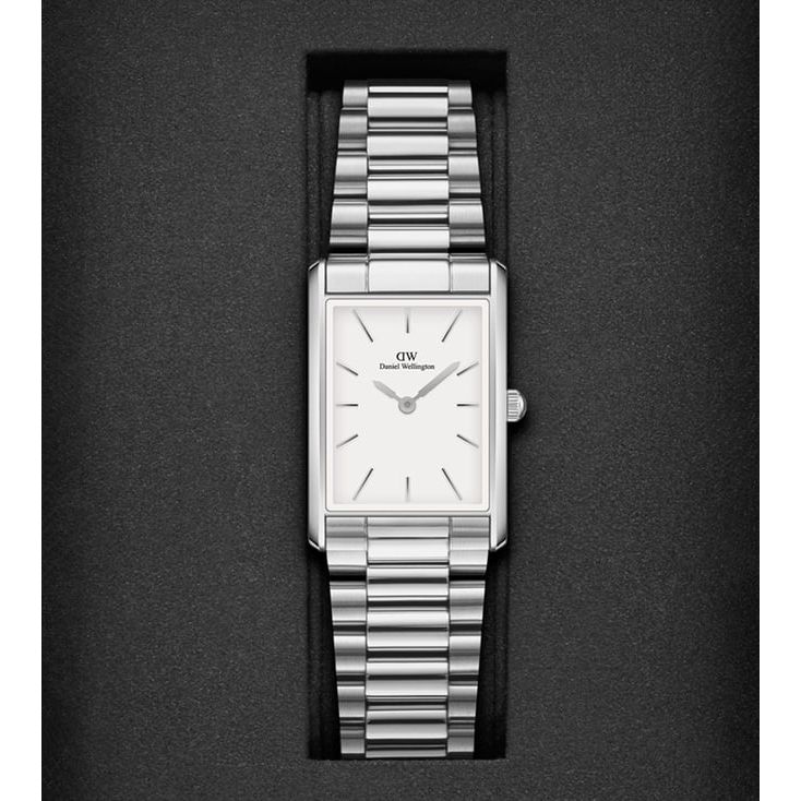 Bound Men White Rectangle Dial Analog Watch - DW00100701K