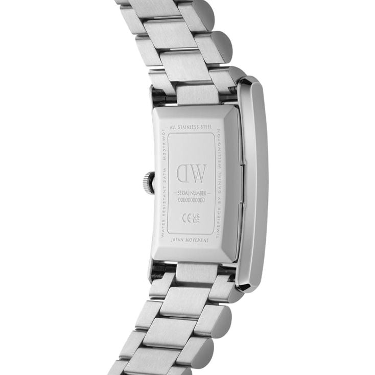 Bound Men White Rectangle Dial Analog Watch - DW00100701K