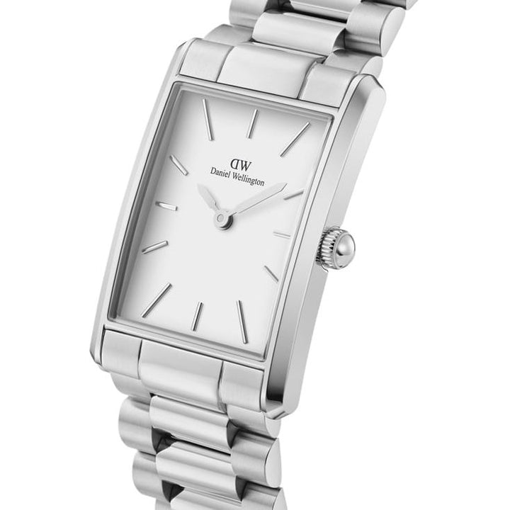 Bound Men White Rectangle Dial Analog Watch - DW00100701K