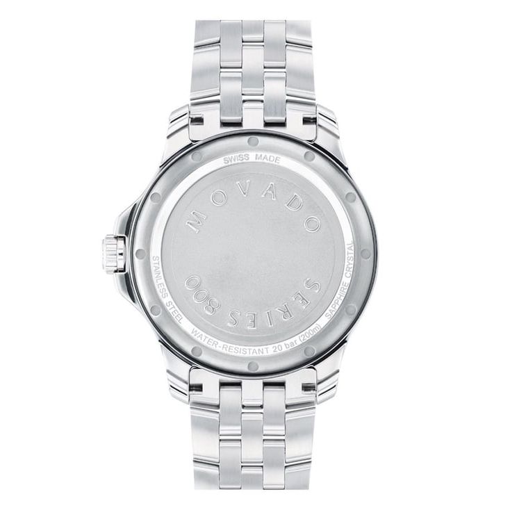Movado Series 800 Swiss Qtz Blue Round Dial Men&