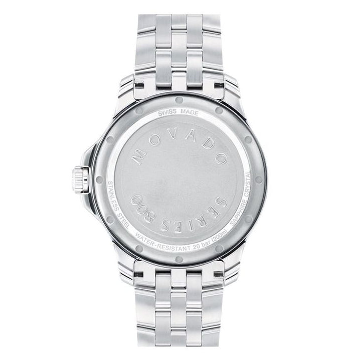 Movado Series 800 Swiss Qtz Blue Round Dial Men&