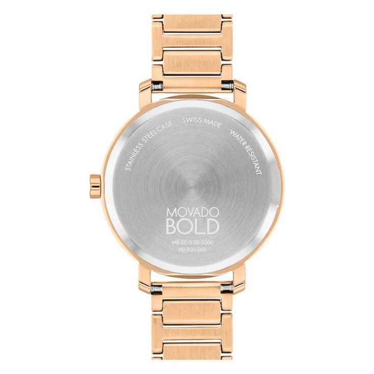 Movado Bold Evolution Rose Gold Analog Watch for Women