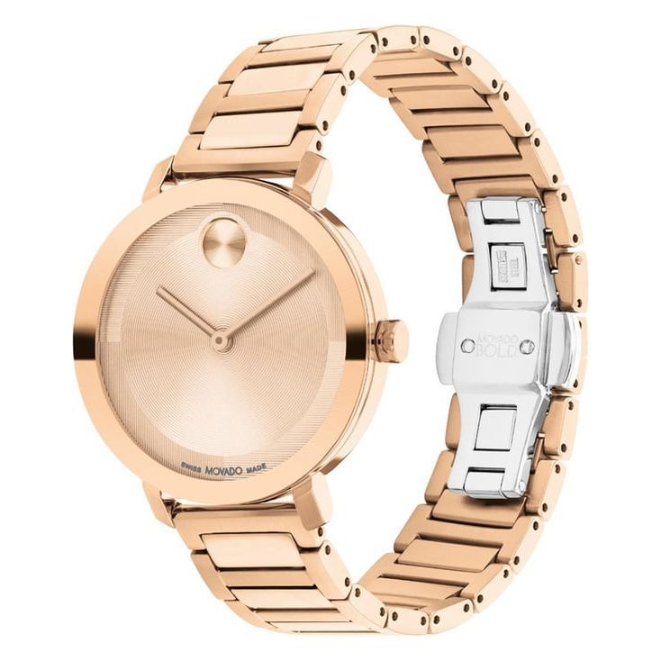 Movado Bold Evolution Rose Gold Analog Watch for Women