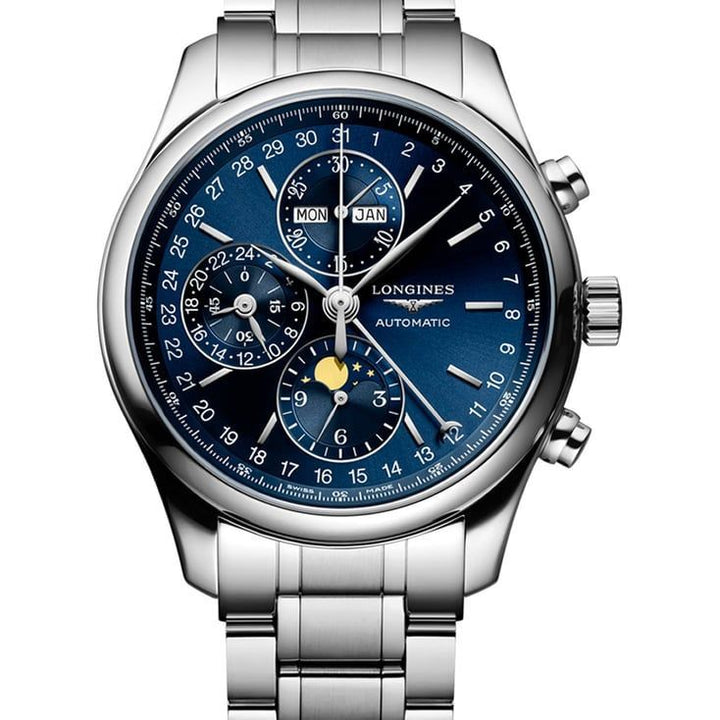 LONGINES L2.773.4.92.6 Master Automatic Chronograph Watch for Men