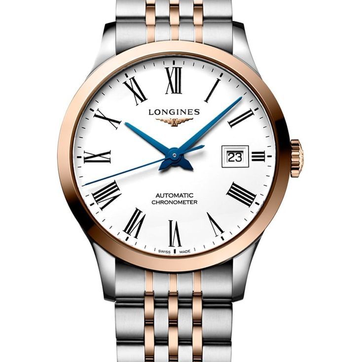 LONGINES L2.821.5.11.7 Record Automatic Analog Watch for Men