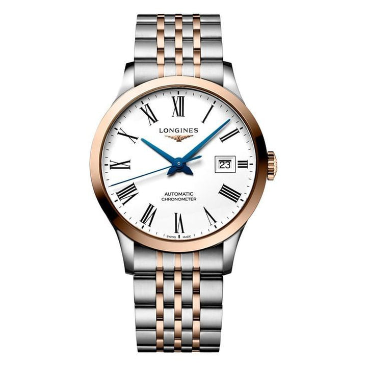 LONGINES L2.821.5.11.7 Record Automatic Analog Watch for Men