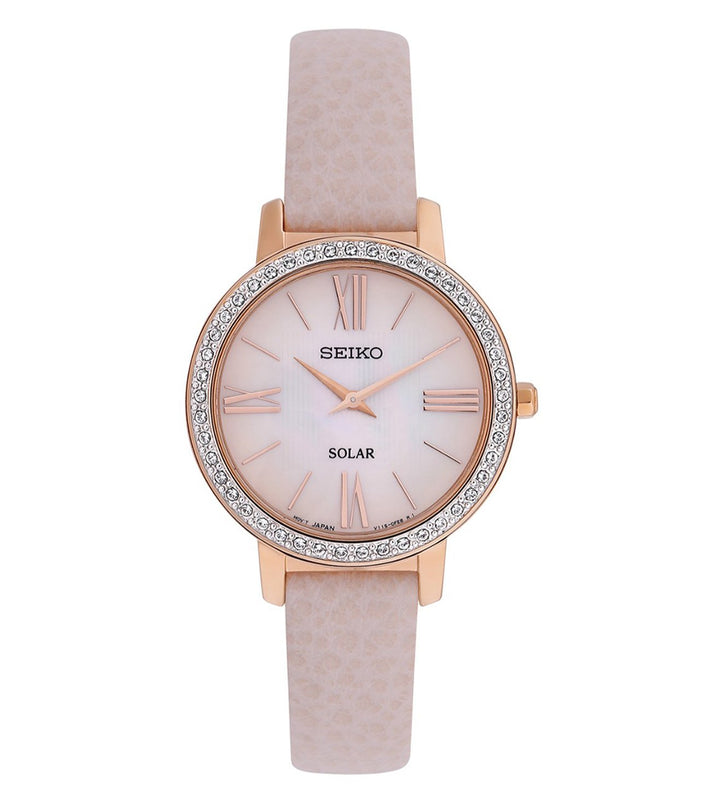 Seiko SUP460P1 Pink Dial Women&