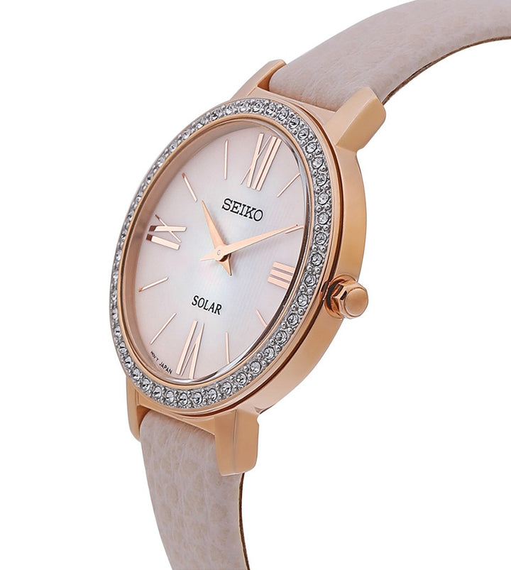 Seiko SUP460P1 Pink Dial Women&