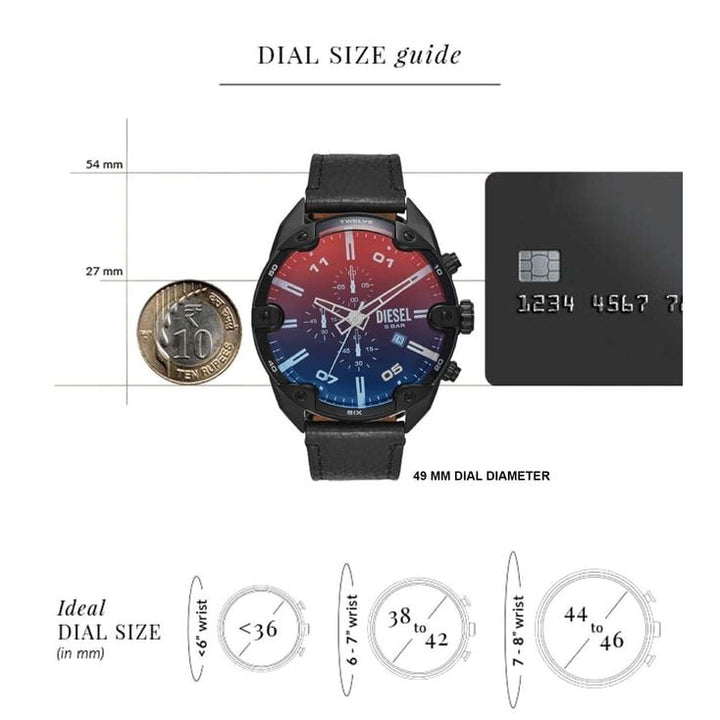 DZ4667 Spiked Chronograph Watch for Men