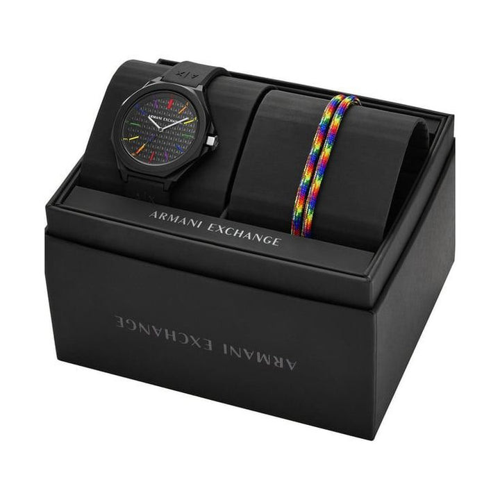 Armani Exchange AX7158SET Andrea Analog Watch for Women with Bracelet