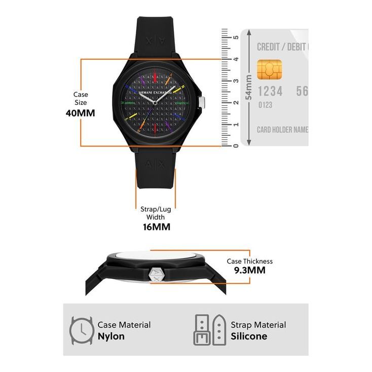 Armani Exchange AX7158SET Andrea Analog Watch for Women with Bracelet