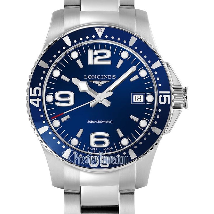 LONGINES L3.730.4.96.6 Hydroconquest Analog Watch for Men