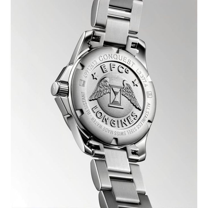 LONGINES L3.377.4.57.6 Conquest Analog Watch for Women