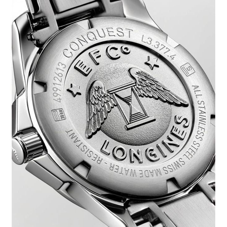 LONGINES L3.377.4.57.6 Conquest Analog Watch for Women