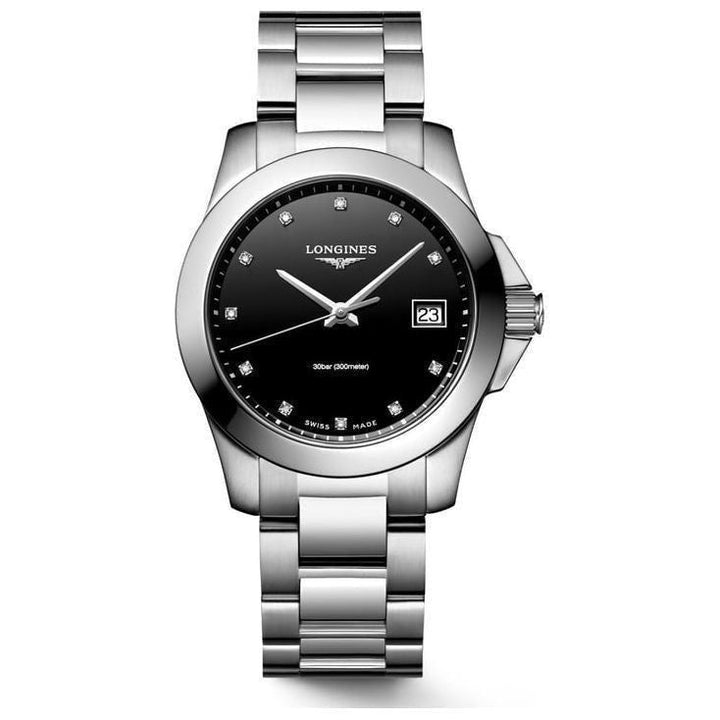 LONGINES L3.377.4.57.6 Conquest Analog Watch for Women