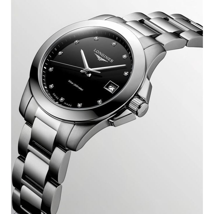 LONGINES L3.377.4.57.6 Conquest Analog Watch for Women