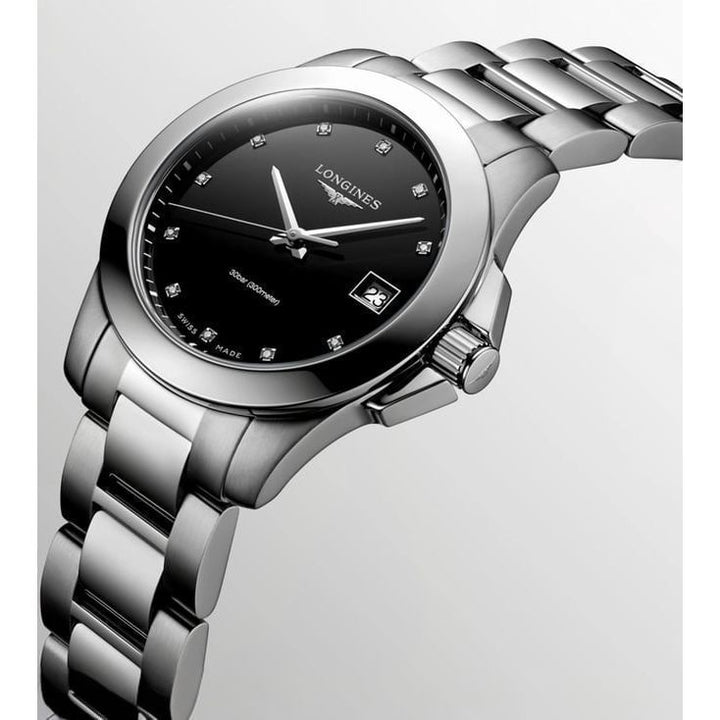 LONGINES L3.377.4.57.6 Conquest Analog Watch for Women