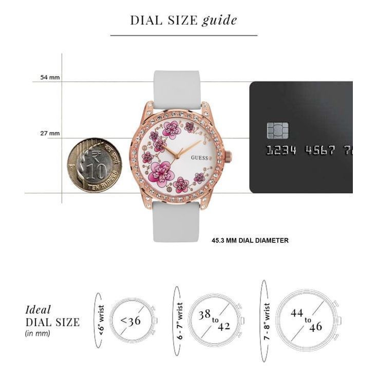 GUESS U1399L2M Analog Watch for Women