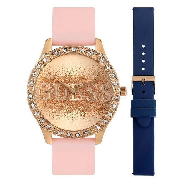 GUESS U1403L2M Analog Watch for Women With Interchangeable Strap