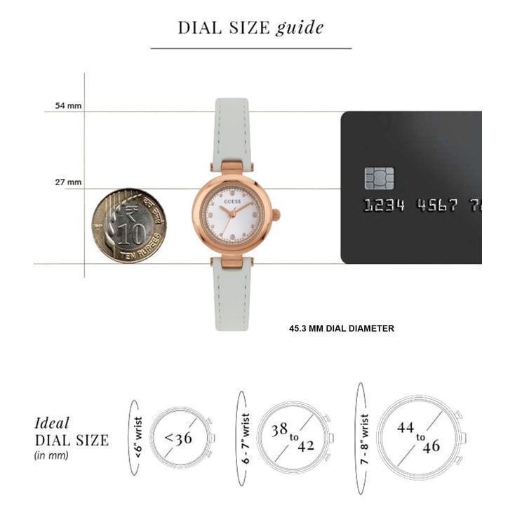 GUESS U1404L2M Analog Watch for Women