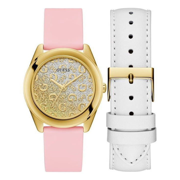 GUESS U1416L3M Analog Watch for Women With Interchangeable Strap