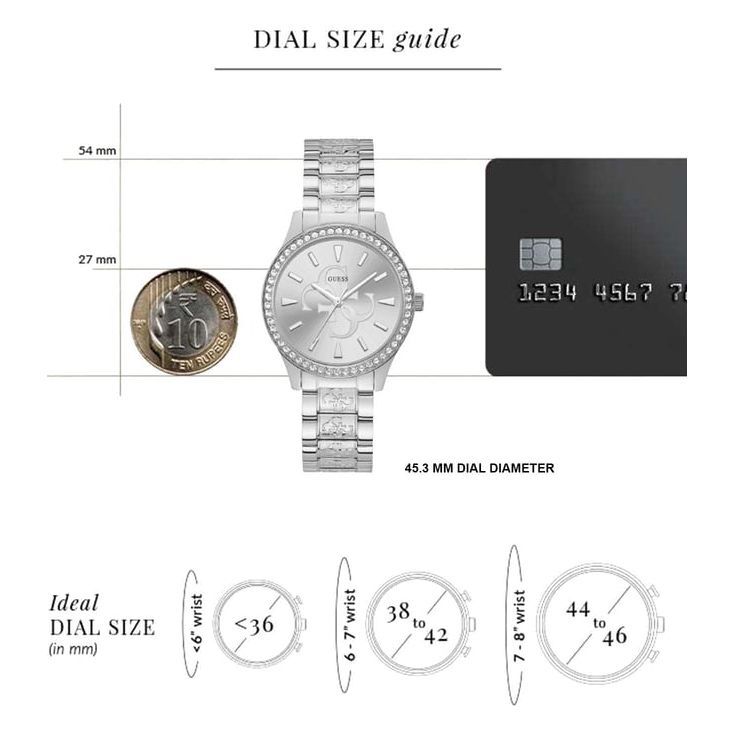 GUESS U1280L1 Analog Watch for Women