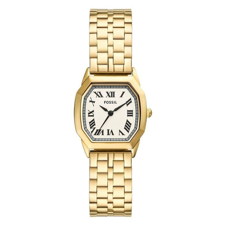 Fossil Harlow Gold Plated Bracelet Watch ES5361