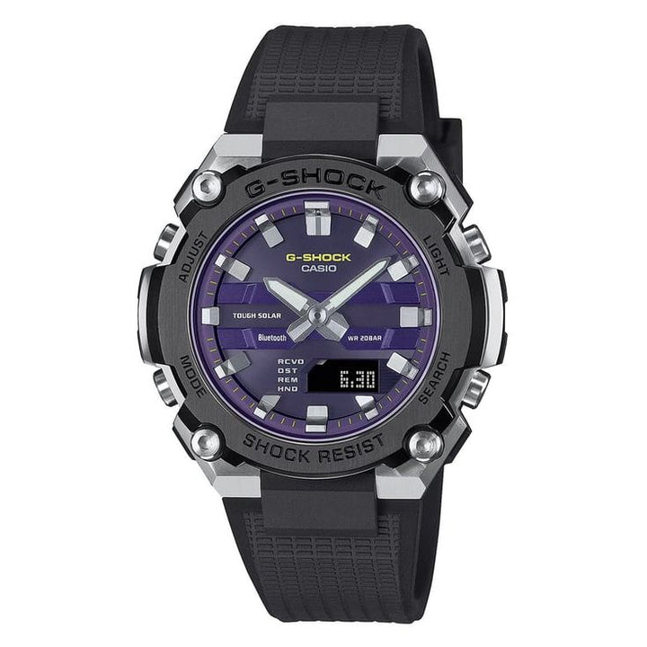 Casio G-Shock GST-B600A-1A6DR Blue Analog-Digital Dial Black Resin Strap Men's Watch G1542