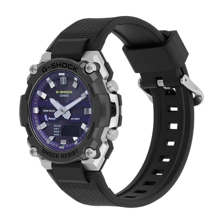 Casio G-Shock GST-B600A-1A6DR Blue Analog-Digital Dial Black Resin Strap Men's Watch G1542