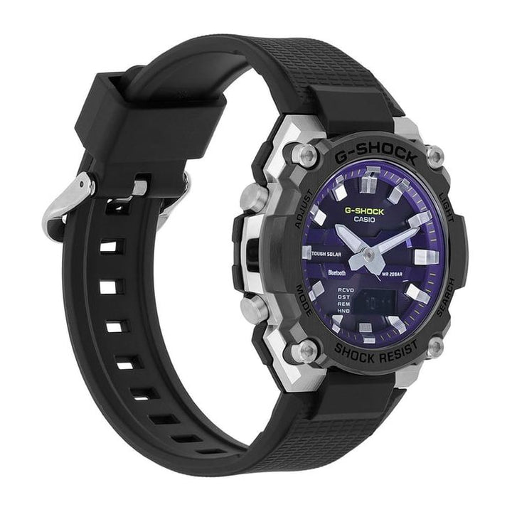Casio G-Shock GST-B600A-1A6DR Blue Analog-Digital Dial Black Resin Strap Men's Watch G1542
